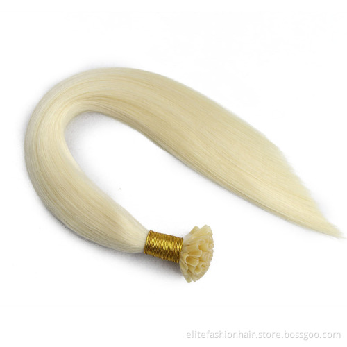 U Tip Hair Wholesale Raw Indian Kinky Curly Itip Keratin Bonds Flat U Remy Human Hair Extensions Micro Links Microlink